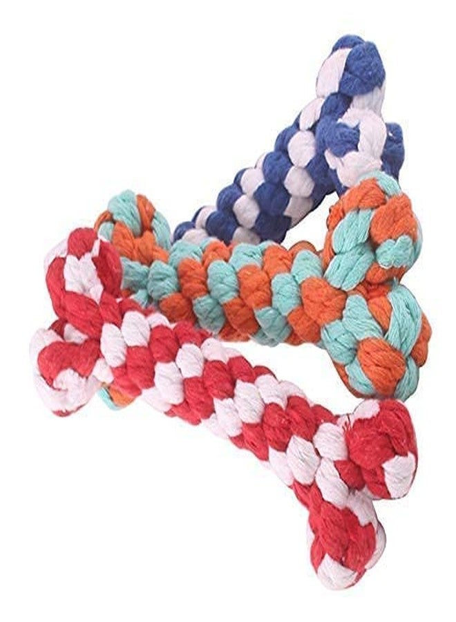 Pups&Pets لعبة حبل معقودة للكلاب من Pups&Pets | لعبة شد على شكل دمبل للكلاب | لعبة مضغ للجراء والكلاب البالغة في مرحلة التسنين | لعبة حبل للكلاب (عبوة من قطعة واحدة) - Image 5